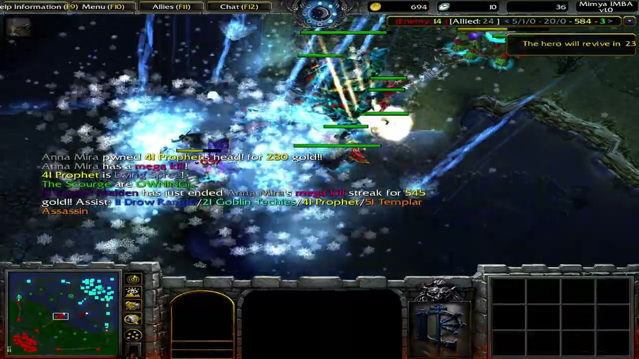Dota Imba Mimya AI: Motred, Phantom Assassin + Bonus skill: Finger of Death | Dota Highlands Theme