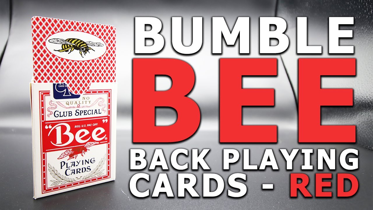 Deck Review - Bee Red Bumble Bee Back Edition Playing Cards [HD]