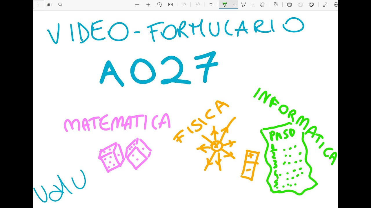 Ripasso generale di matematica e fisica