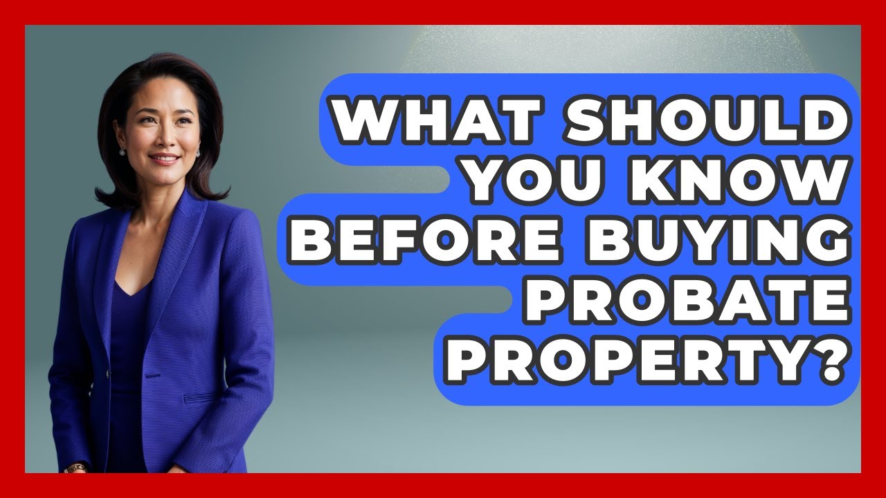 What Should You Know Before Buying Probate Property? - Home Investing Experts