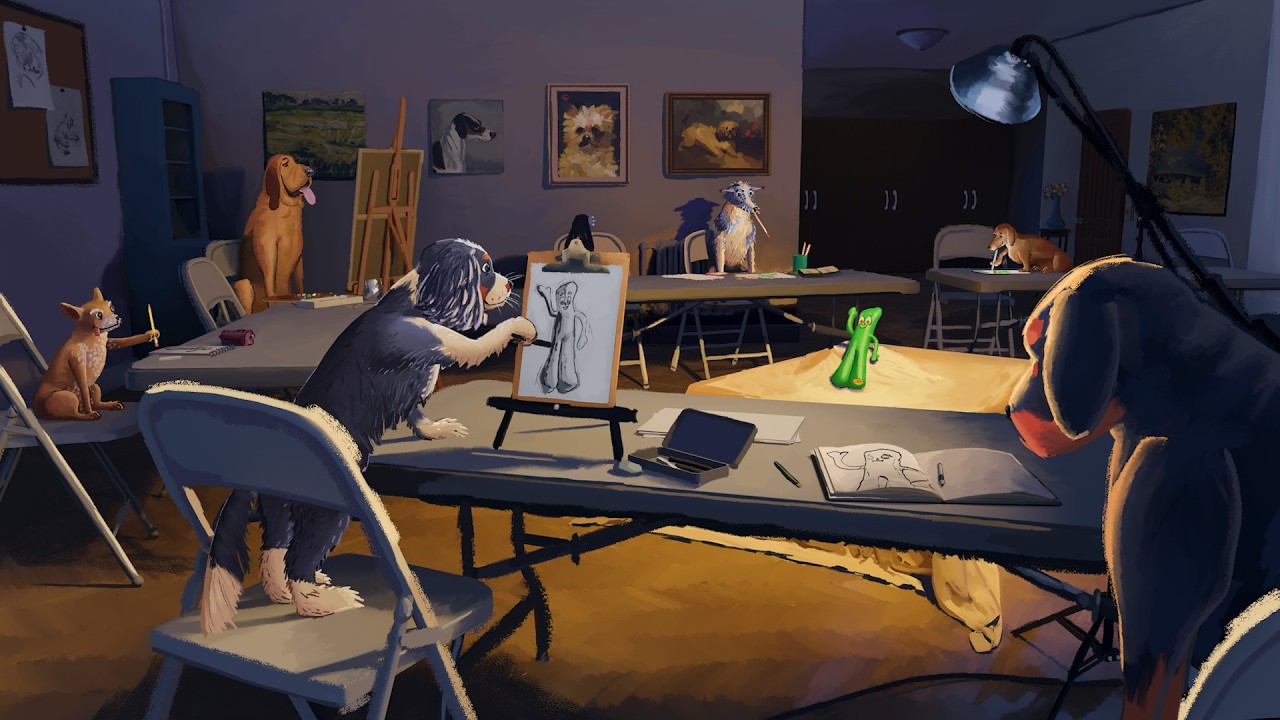 POV: you're at dog life drawing 🐕✏️
