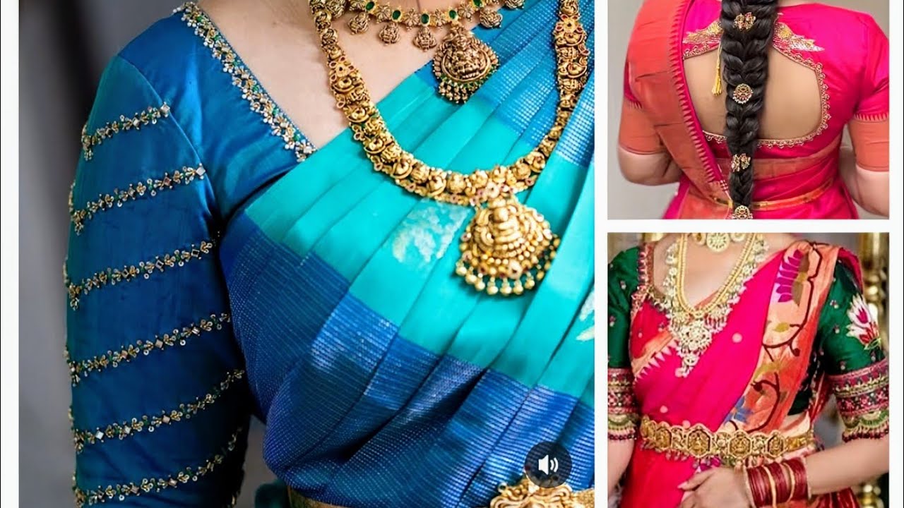 💞🎉 New Bridal Aari work blouse design/ blouse designs new model/ blouse sleeves design #maggamwork