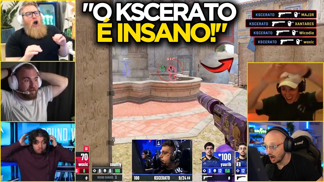 OS GRINGOS FICARAM IMPRESSIONADOS com ROUND ABSURDO do KSCERATO!