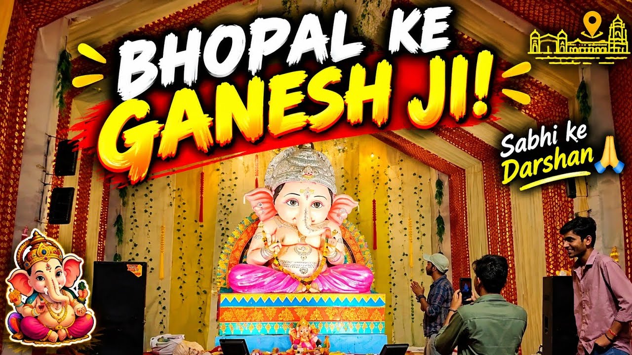 🐘🙏 Aaj Kiye Bhopal Ke Sabhi Ganesh Ji Ke Darshan! ❤️ | Ganesh Chaturthi Vlog | Daily Vlog 52