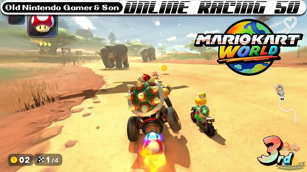 Mario Kart World (Онлайн-гонки 50)