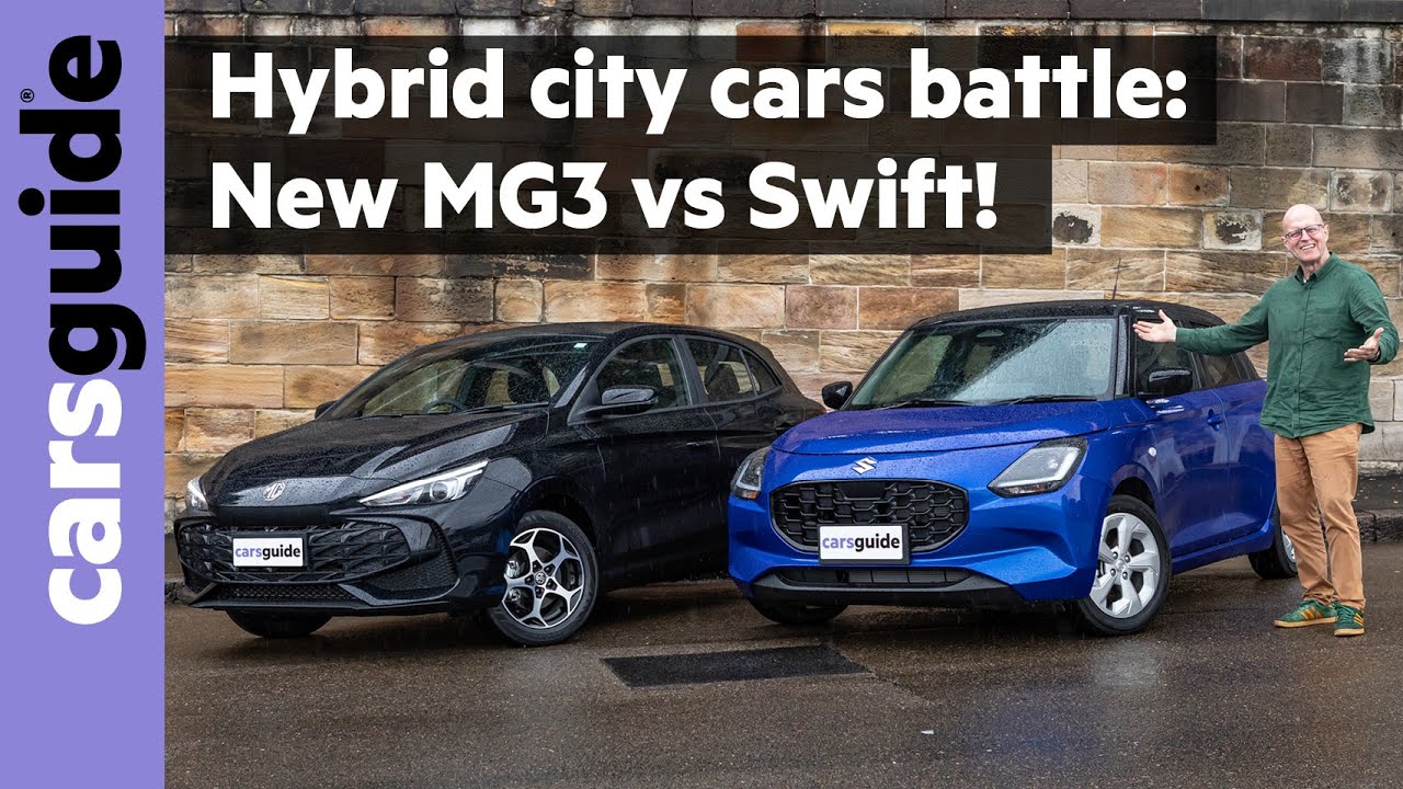 Сравнительный обзор MG3 Hybrid+ и Suzuki Swift Hybrid 2025: какой городской бензиново-электрическ...