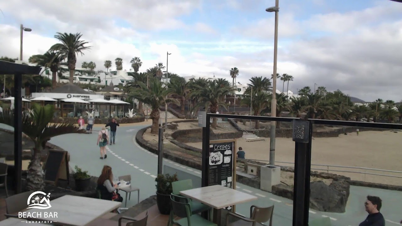 Webcam Lanzarote - Live Stream from the Beachbar in Costa Teguise