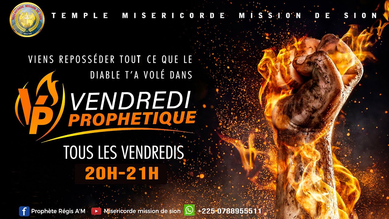 VENDREDI PROPHETIQUE DU 06 FEVRIER 2026 I THEME: LA CROIX DE CHRIST, NOTRE PUISSANCE!