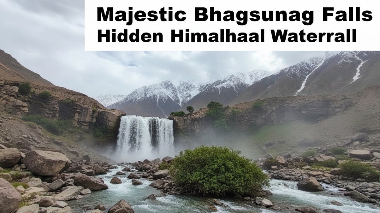 Aaj Mai Gya Bhagsunag Waterfall or Shiva Cafe | My Daily Vlog of Himachal Pradesh Village Life