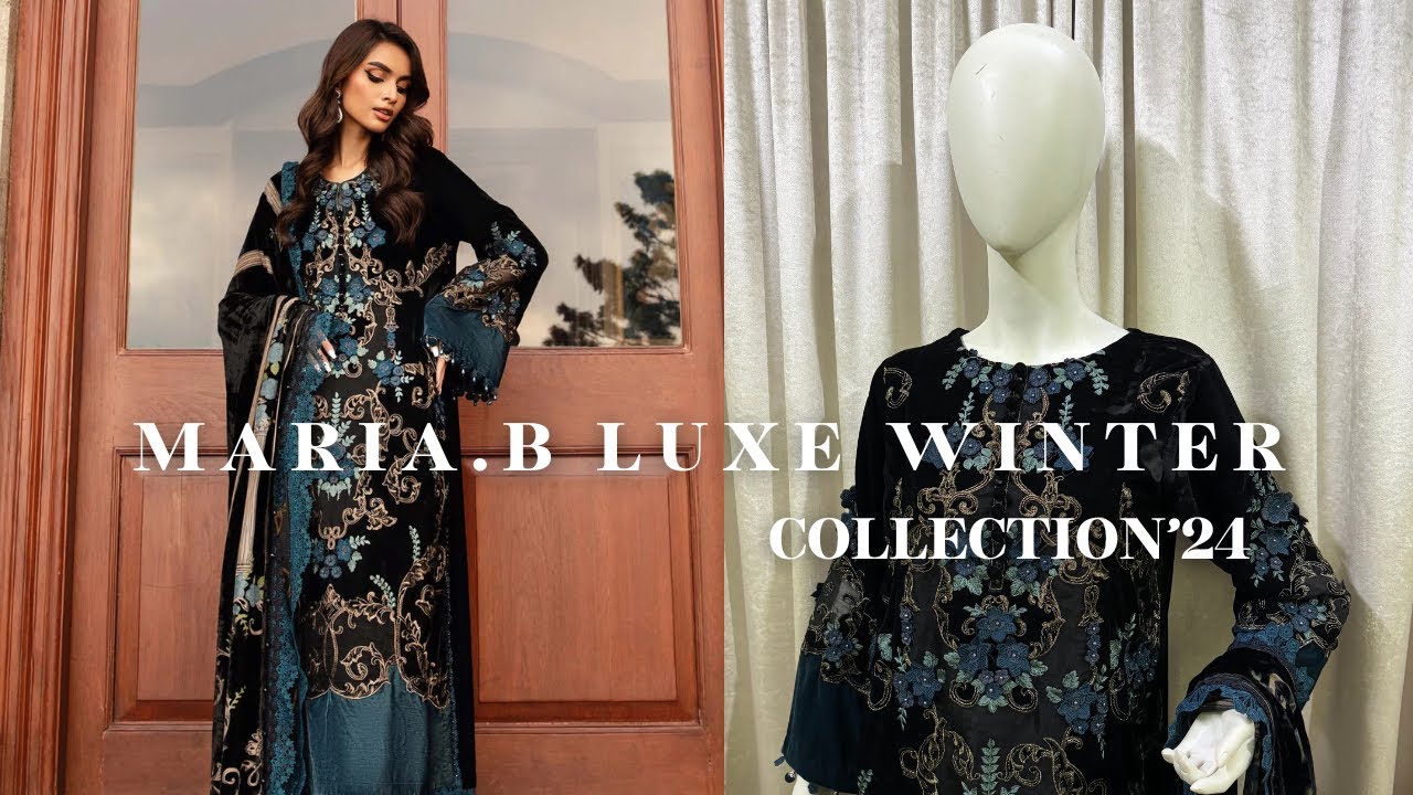 Maria b winter luxe collection 2024 | DL-1208 | STITCHED