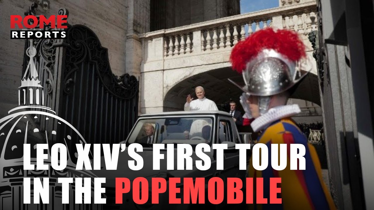VIDEO ONLY:  Leo XIV's first tour in the Popemobile