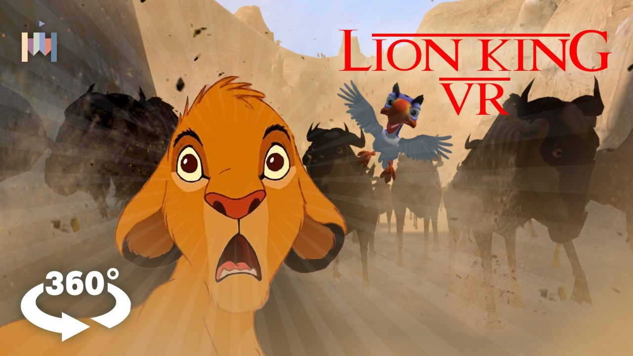 Escape the Stampede! | Lion King |  360&deg; VR