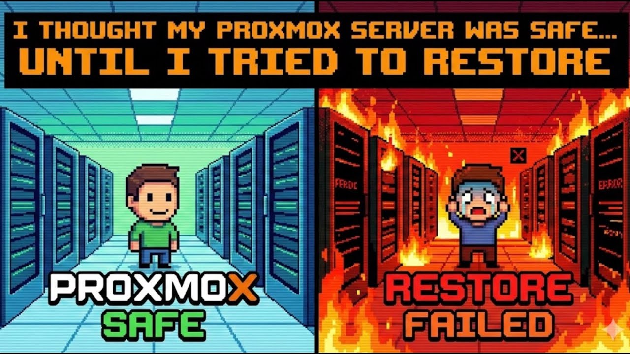 I Thought My Proxmox Server Was Safe... Until I Tried to Restore