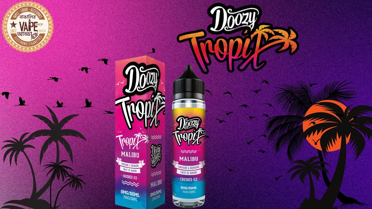 Doozy Vape Tropix Malibu Review #vape #vaping #asmr #vapersindonesia