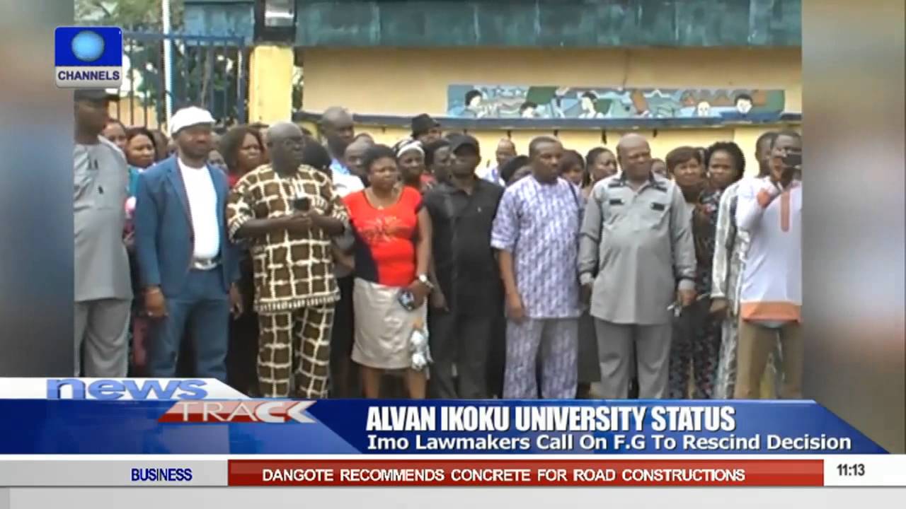Alvan Ikoku University Imo Lawmakers Want FG To Rescind Decision