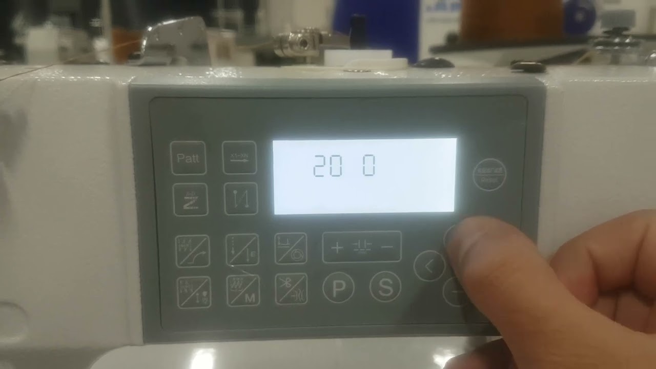 DL7200C-BH1-16Q SIRUBA, DESBLOQUEADO TAMANHO MÁXIMO DO PONTO DE COSTURA.