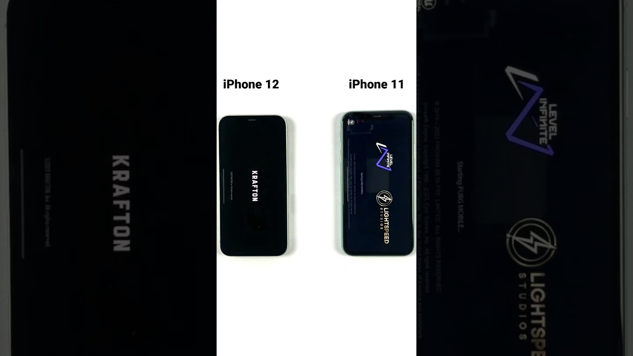 iPhone 12 Vs iPhone 11  PUBG TEST - Apple A15 Bionic Vs A13 Bionic
