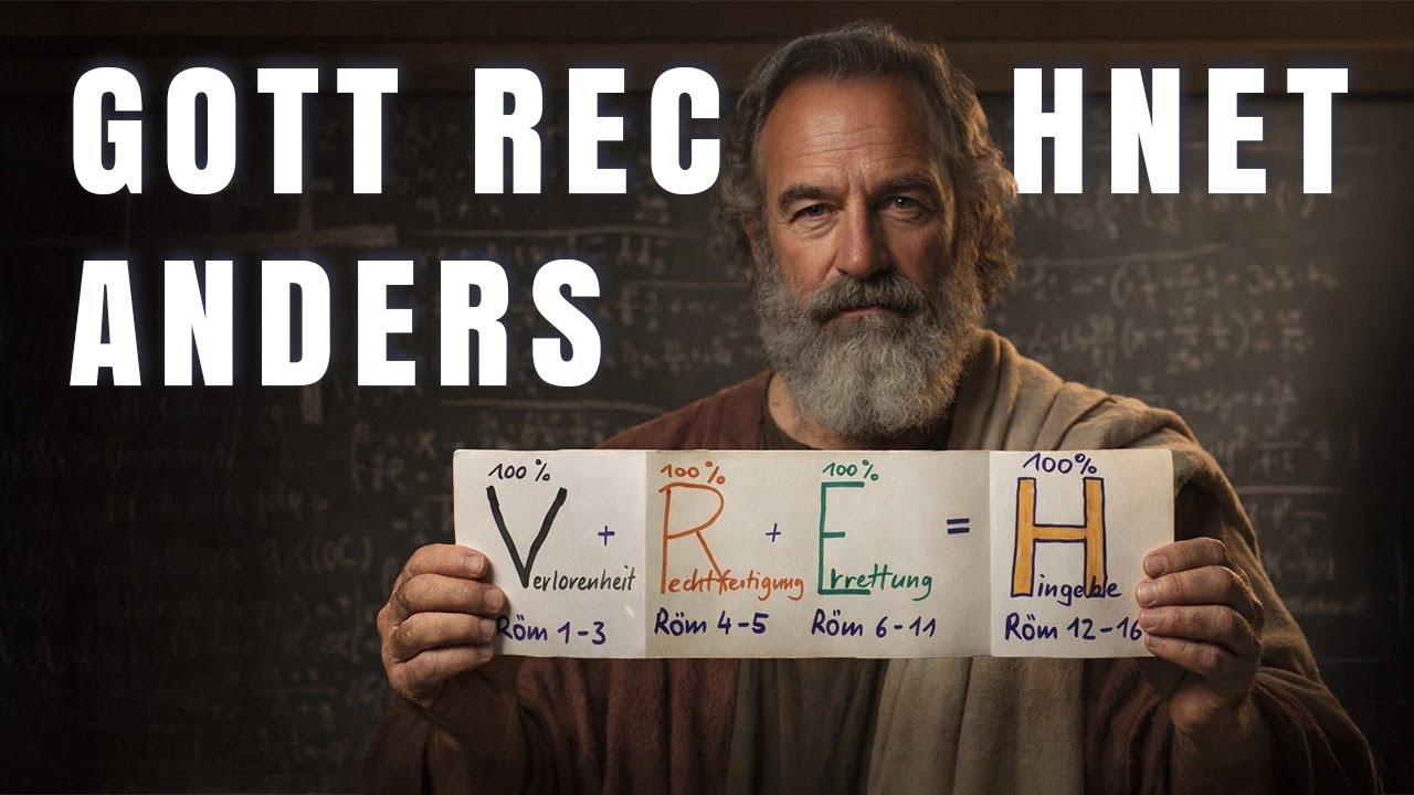 Die göttliche Rechenaufgabe:100 % Verloren + 100 % Gnade = 100 % Hingabe (Römerbrief erklärt)