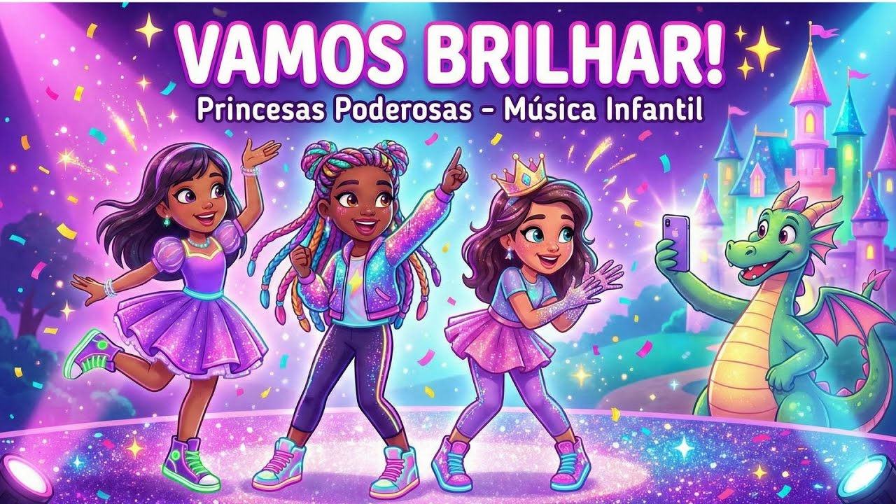 Música das Princesas Poderosas: Vamos Brilhar