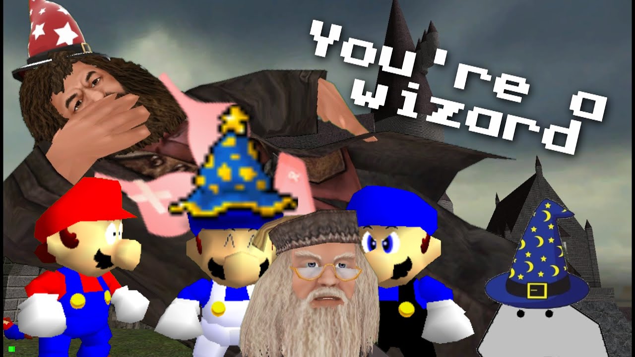 super mario 64 bloopers: Spells n' Wiztards