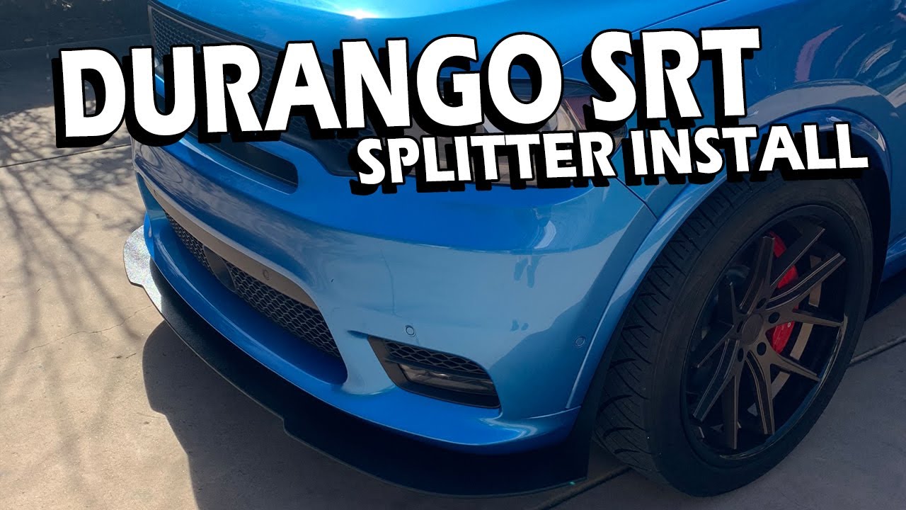 Durango 18-23 Splitter Install | ZL1 Addons