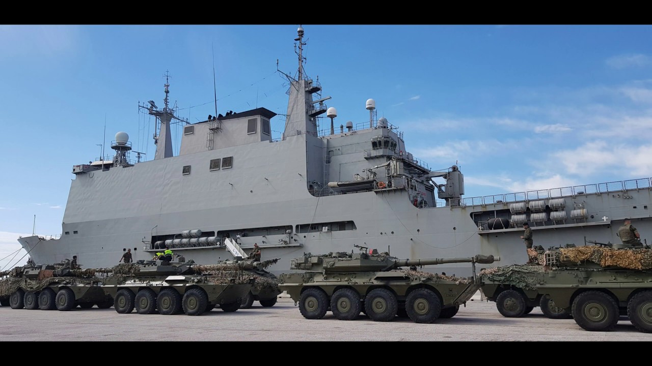 Spain Navy Galician-class landing platform dock 西班牙海軍 加里西亞級船塢登陸艦 剪輯