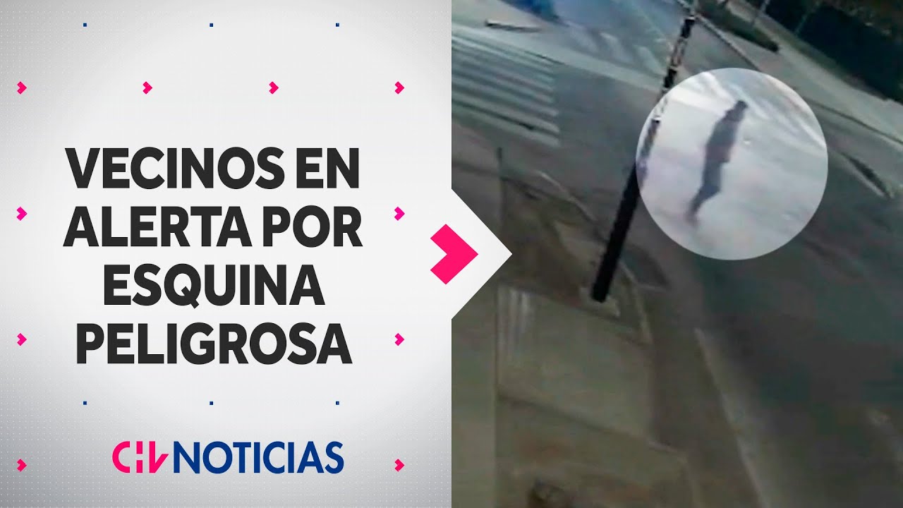 Vecinos en alerta por ESQUINA PELIGROSA en Cerro Navia: Piden que instalen lomos de toro