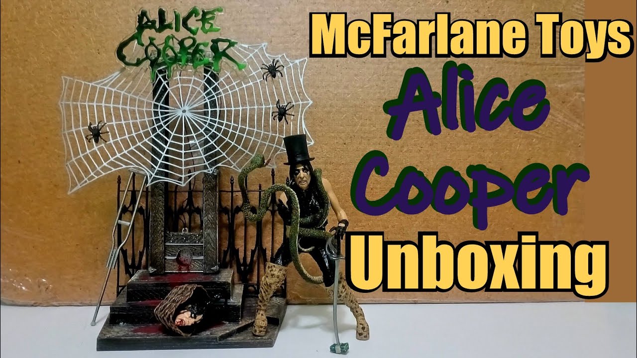 Off the shelf collectibles. Alice Cooper unboxing.