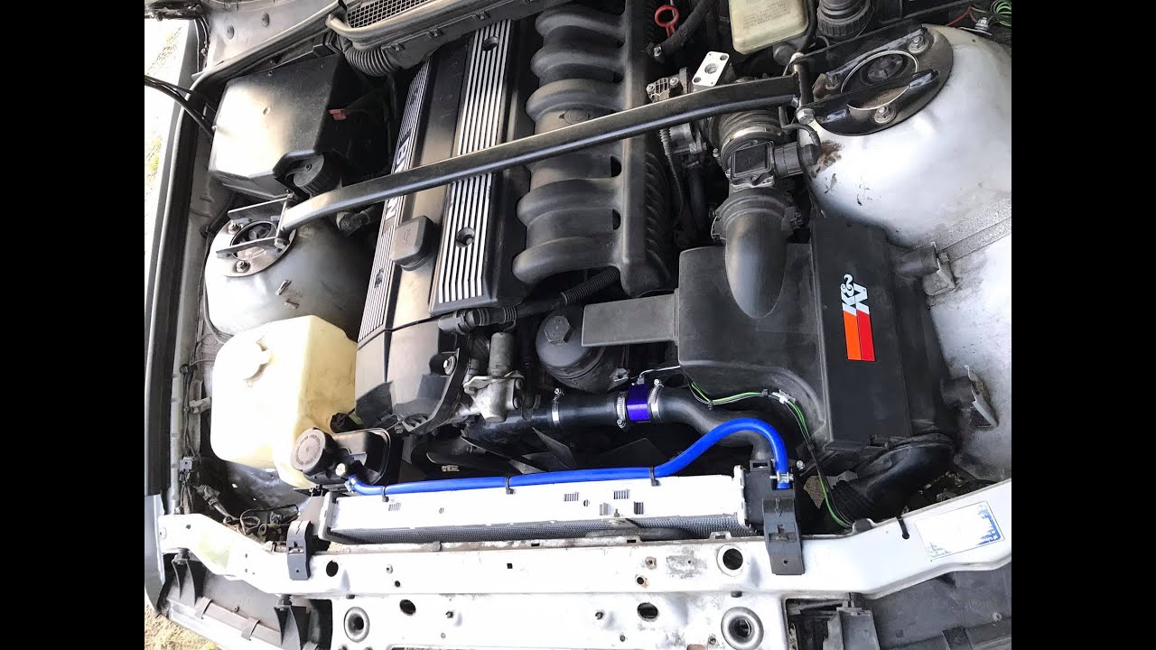 BMW E36 chłodzenie drift / przeróbka chłodzenia - swap chłodnicy m3 / tds do silnika r6 M52
