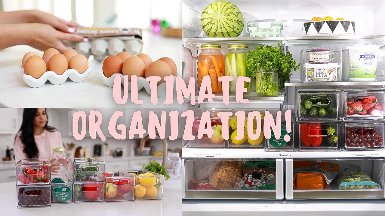 ULTIMATE Fridge Organization IN 5 Easy Steps! MissLizHeart