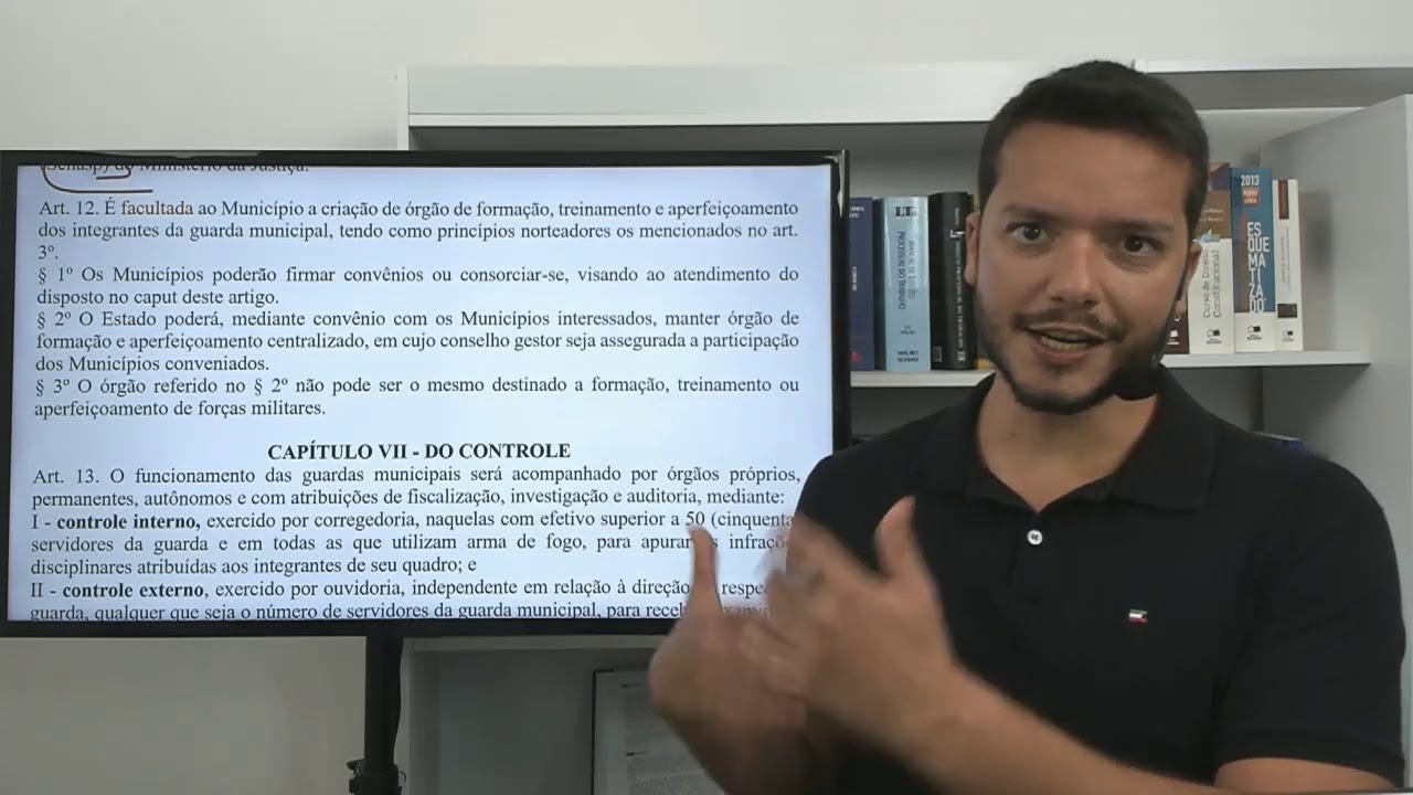 Estatuto Geral das Guardas Municipais -  Lei 13022 -  Aula 02
