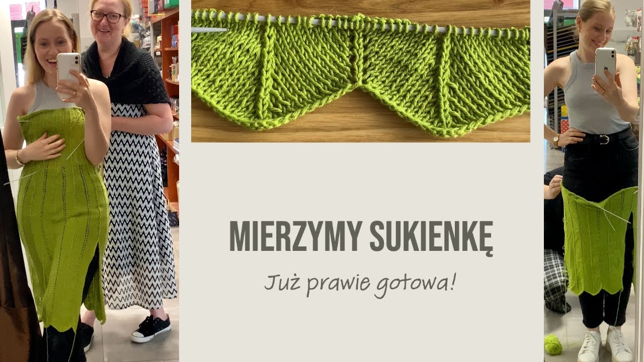 Chodźcie ze mną do teściowej - mierzymy SUKIENKĘ NA DRUTACH!