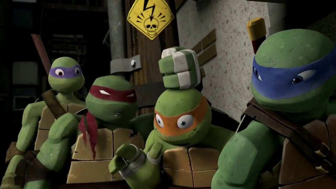 TMNT 2012 |Season 1 / Mikey - All Slap