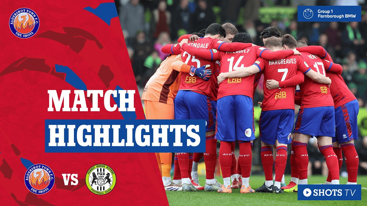 MATCH HIGHLIGHTS: Vs Forest Green (A)