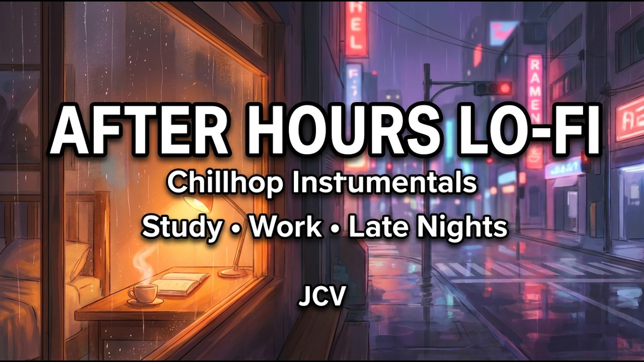 After Hours Lo-Fi Hip Hop 🌙 Chillhop Instrumentals for Study, Work & Late Nights