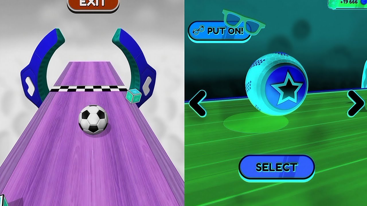 ⚽❌🧿Going Balls Vs Reverse Video Gameplay Part JD551HQ