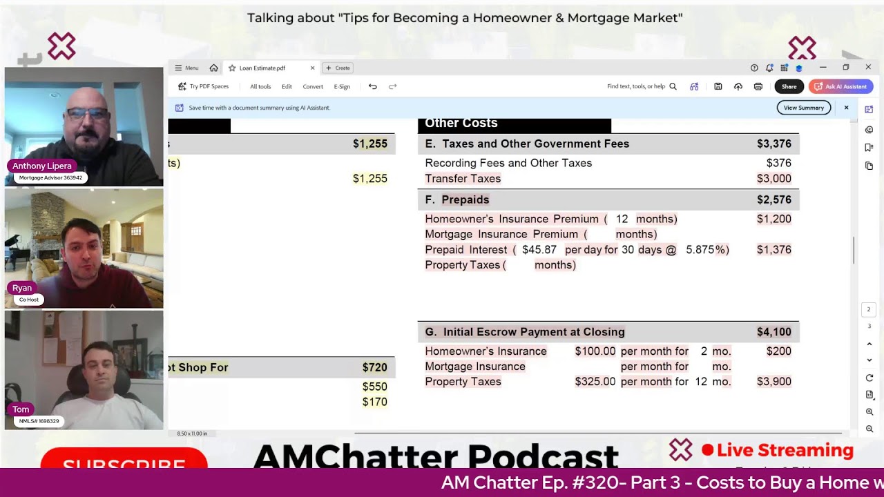 AmChatter - Cost of Buying Part 3