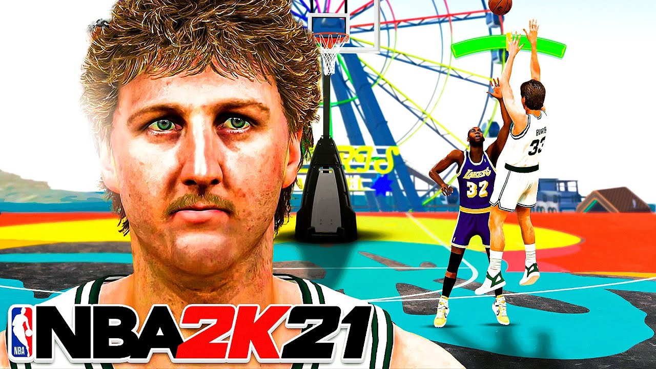 99 OVR LARRY BIRD GREENS IMPOSSIBLE 3 POINTERS in NBA 2K21...