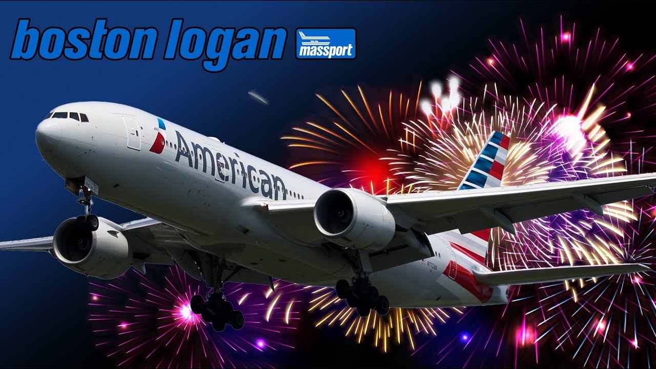 1 Hour of 4th of July Planespotting at Boston Logan International Airport (BOS)