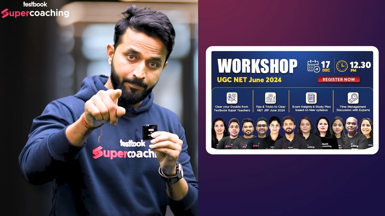 UGC NET 2024 Workshop | UGC NET/JRF Workshop for June 2024 | UGC NET 2024 Preparation | Pradyumn Sir