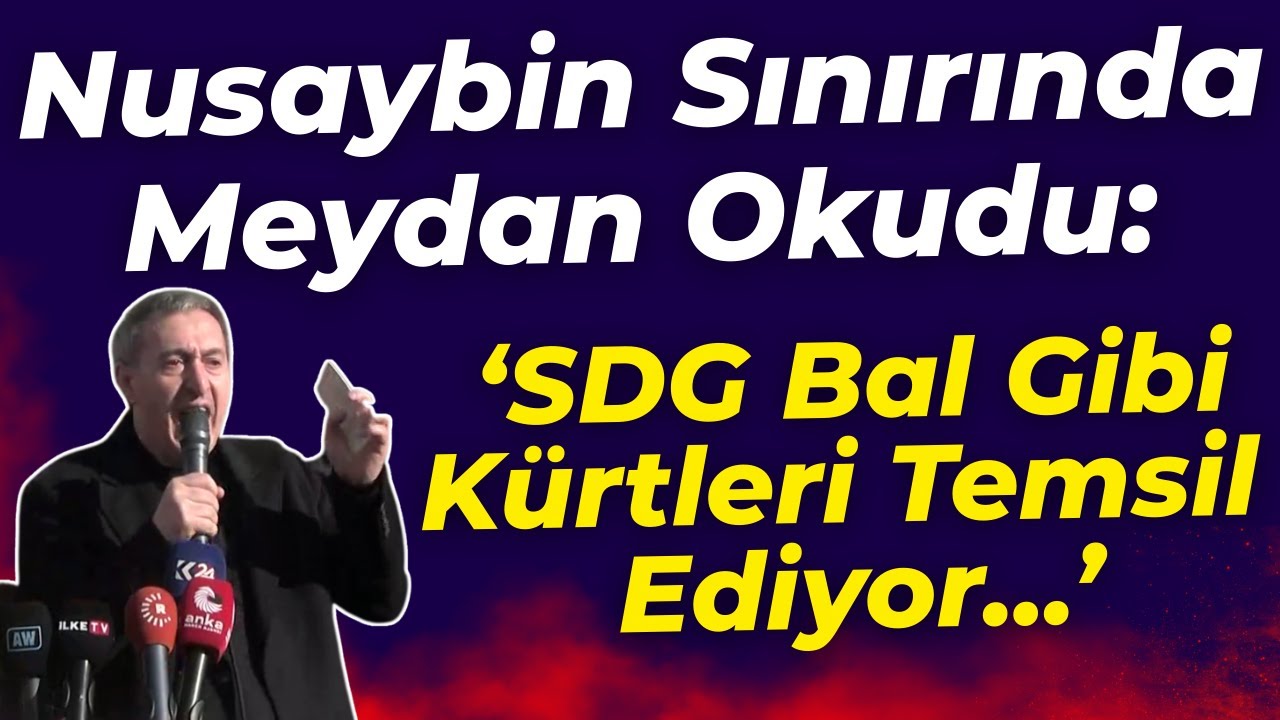 Tuncer Bakırhan Nusaybin sınırında duyurdu: Biz Artık...