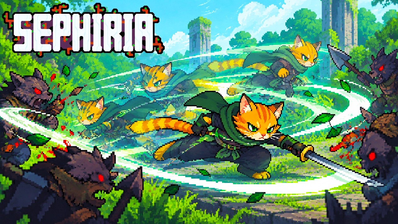 I STACKED EVASION Into an UNFAIR Katana Machine in this Action Roguelite! - Sephiria