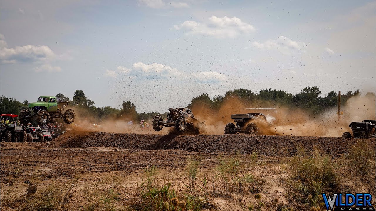 Mega Truck Racing @ Michigan Mud Jam 2024