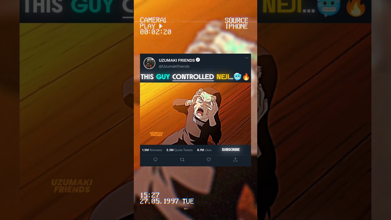 😳 THIS GUY CONTROLLED NEJI...🥶🔥 #neji #narutoshippuden #animeshorts