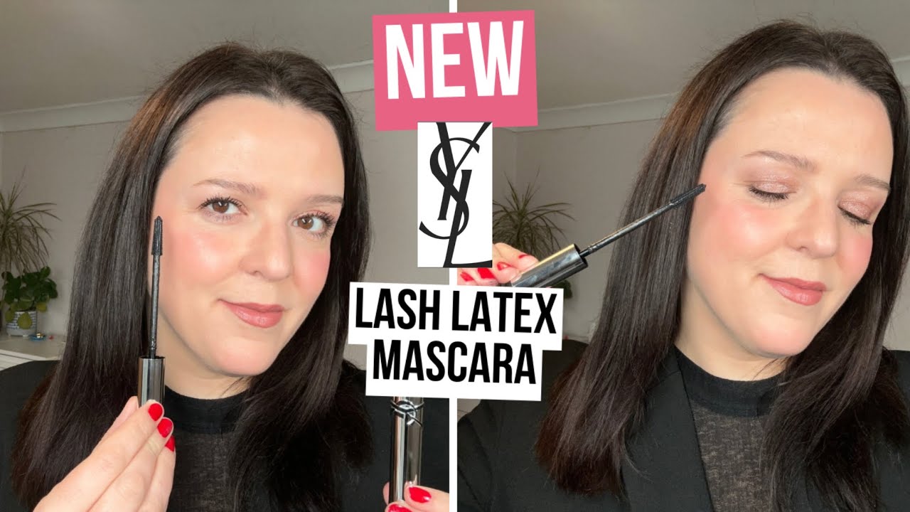 NEW YSL Lash latex mascara: Try on, wear test, removal 🖤