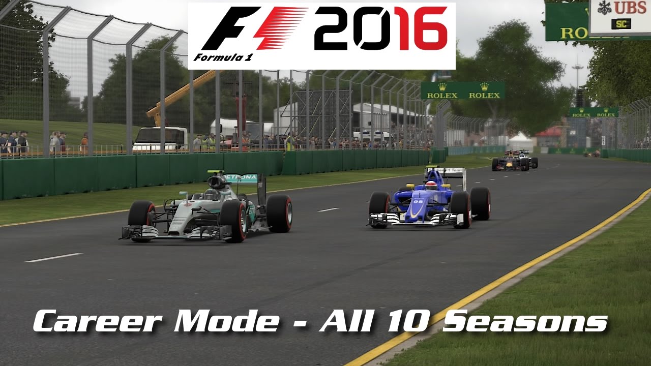F1 2016 — все 10 сезонов режима карьеры