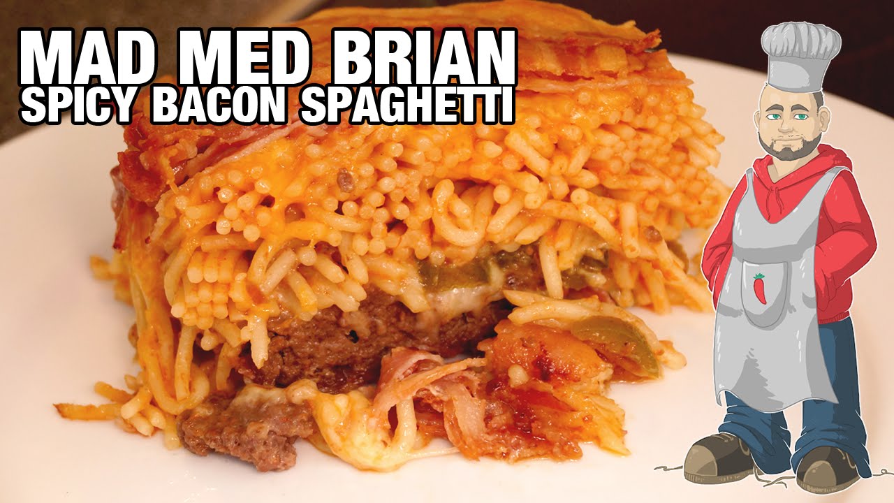 MAD MED BRIAN - SPICY BACON SPAGHETTI (1½ TIMES TILBEREDNING)