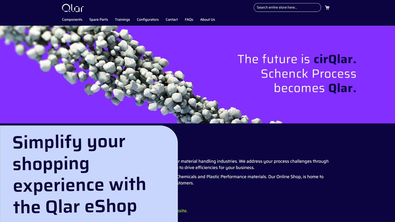 Simplify your shopping experience with the Schenck Process eShop