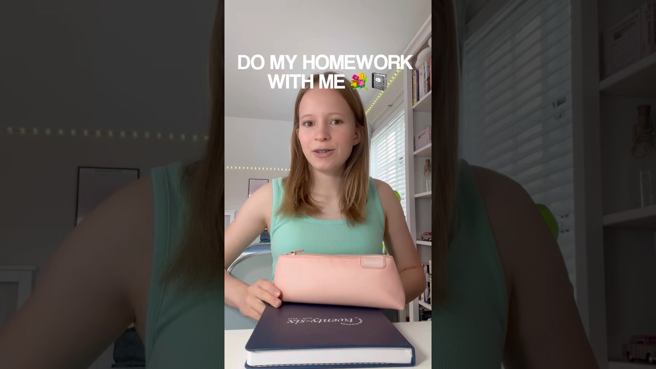 do my homework with me! 😇📖 #studywithme #homework #highschool #productive #domyhomeworkwithme #fyp