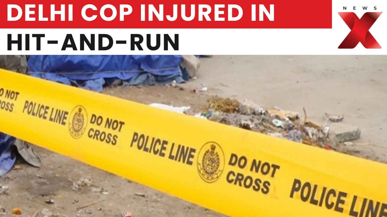Breaking: Delhi Traffic Cop Injured In Hit-And-Run, Speeding Car Flees Scene | Latest News | NewsX